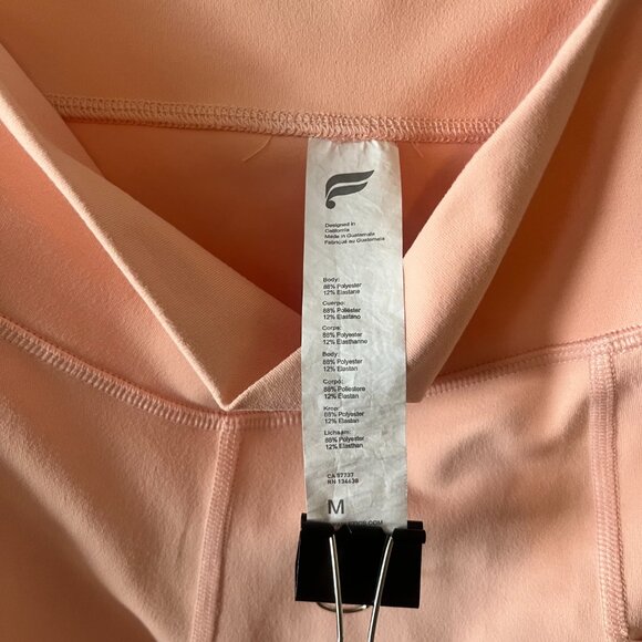 Fabletics Oasis PureLuxe High Waisted Leggings Pink Medium - Picture 9 of 9